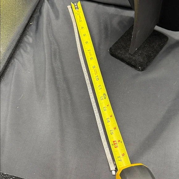 Vintage silver Geometric Necklace with Matching Bracelet - Picture 10 of 17